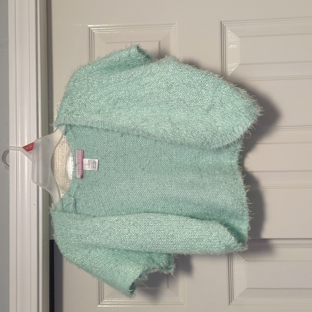 Short Sleeve Short Cardigan/Vest (size L)